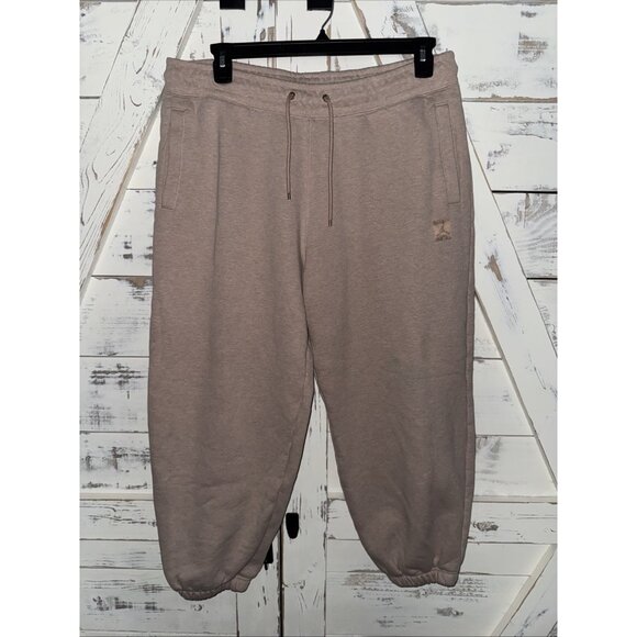 Jordan Flight Fleece Oatmeal Tan Beige Women's Pants, Size XL, FB5113-245 - Picture 6 of 13
